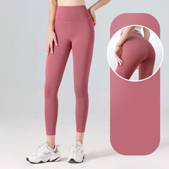 High waisted black leggings prevent falling down