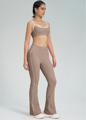 Pink gym wear set for stylish workouts