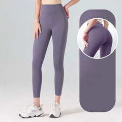 High waisted black leggings prevent falling down