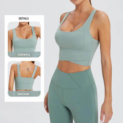 Lightweight women's sports bra for summer running sessions - LANIZI