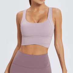 Lightweight women's sports bra for summer running sessions - LANIZI