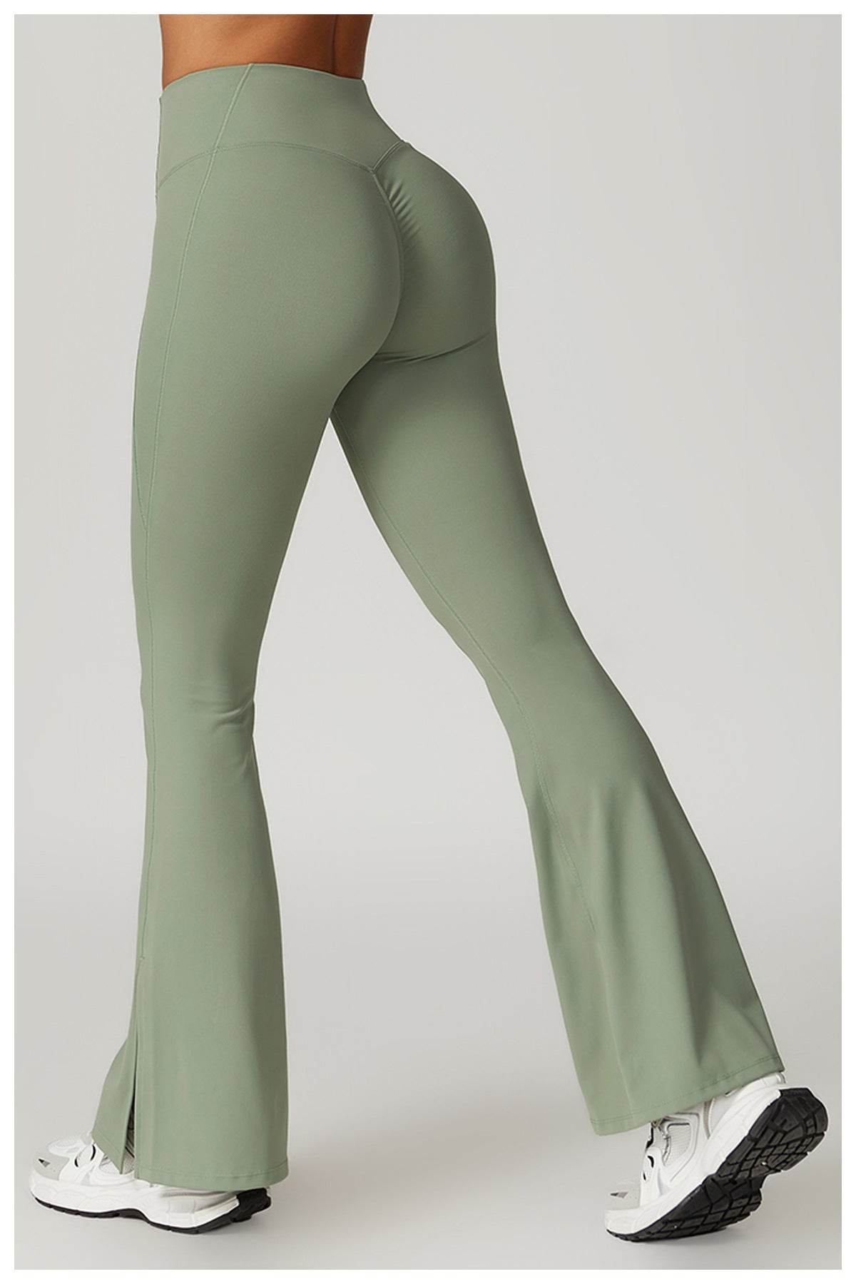 Womens flare leggings for sporty casual wear - LANIZI