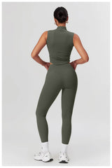 High-performance black workout set for intense workouts - LANIZI