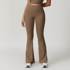 Womens flare leggings for sporty casual wear - LANIZI