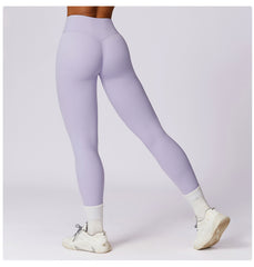 Stretchy hot pink leggings for workouts