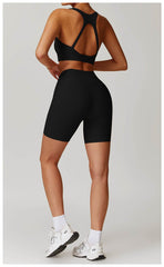 Trendy orange workout set for a chic and sporty look - LANIZI