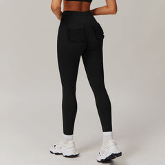 Breathable leggings with back pockets