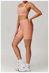 Trendy orange workout set for a chic and sporty look - LANIZI