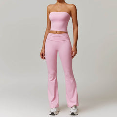 Breathable yoga workout sets for a relaxed flow - LANIZI