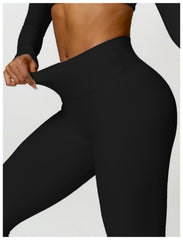 Trendy womens white leggings for sporty style