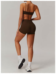 Stylish 2 piece workout set for a coordinated athletic look - LANIZI
