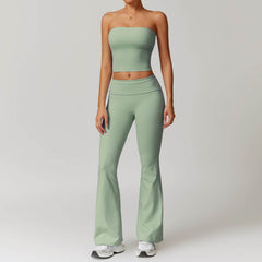 Breathable yoga workout sets for a relaxed flow - LANIZI