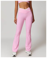 Stretchy flare leggings for pilates and yoga - LANIZI