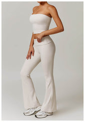 Breathable yoga workout sets for a relaxed flow - LANIZI