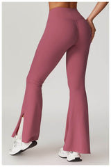 Womens flare leggings for sporty casual wear - LANIZI