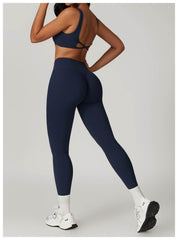 Versatile matching workout sets for gym, yoga, and running - LANIZI