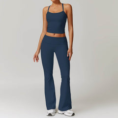 Comfortable cute workout sets for yoga and fitness routines - LANIZI