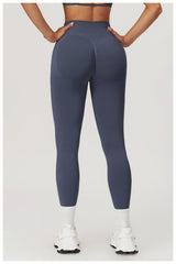 Bold red workout leggings for active women