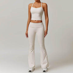 Comfortable cute workout sets for yoga and fitness routines - LANIZI
