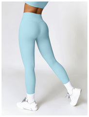 Red leggings for gym and activewear