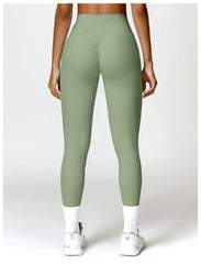 Trendy womens white leggings for sporty style