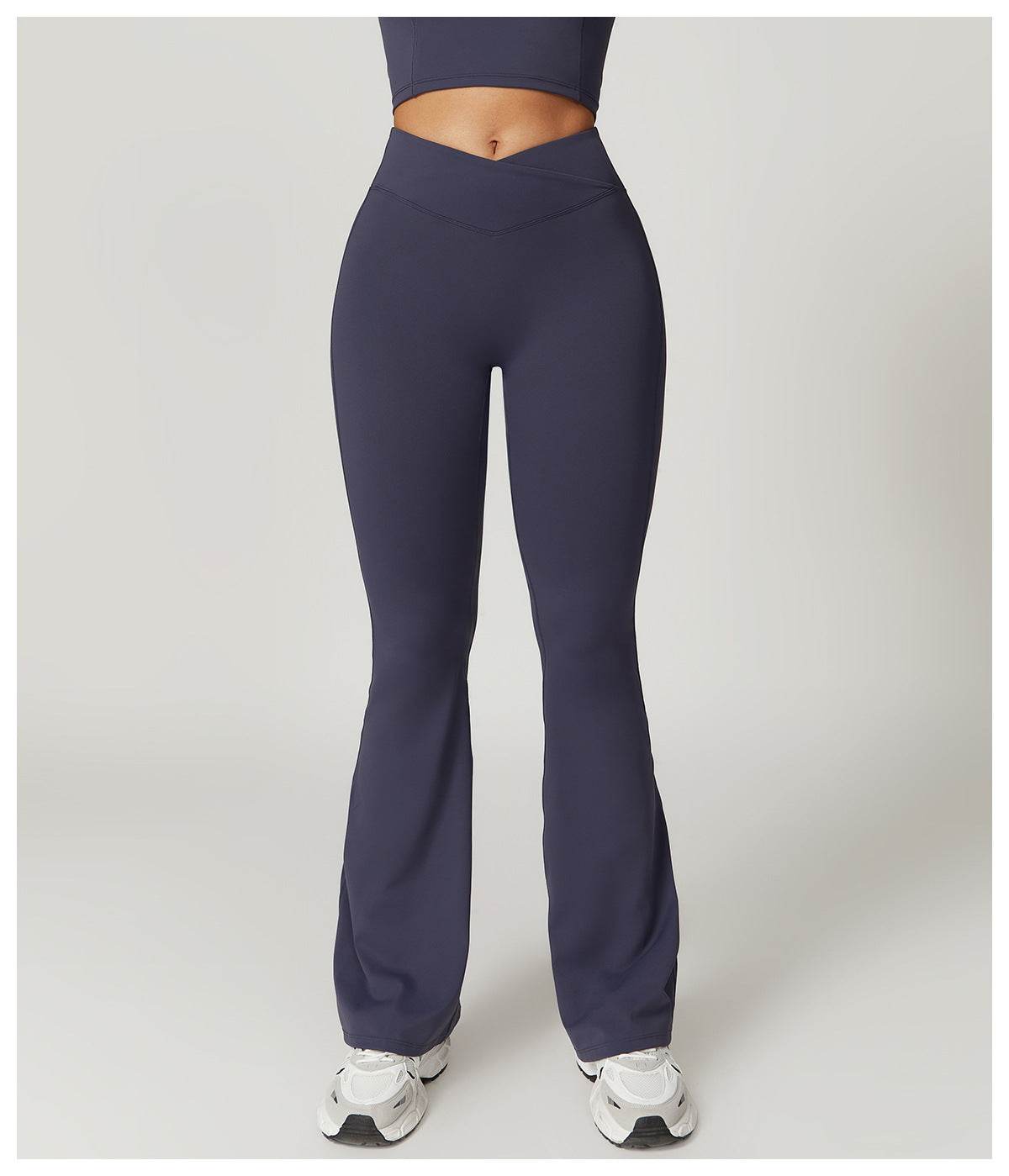 Trendy and best flare leggings for workouts - LANIZI
