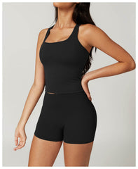 Classic black workout set for every workout routine - LANIZI