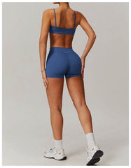 Stylish 2 piece workout set for a coordinated athletic look - LANIZI