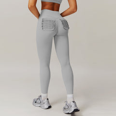 Breathable leggings with back pockets