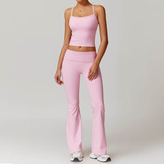 Comfortable cute workout sets for yoga and fitness routines - LANIZI