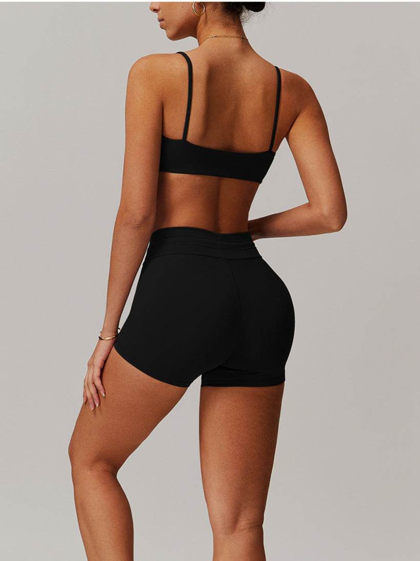 Stylish 2 piece workout set for a coordinated athletic look - LANIZI