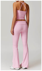 Comfortable cute workout sets for yoga and fitness routines - LANIZI