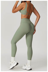 Versatile matching workout sets for gym, yoga, and running - LANIZI