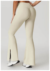 Womens flare leggings for sporty casual wear - LANIZI
