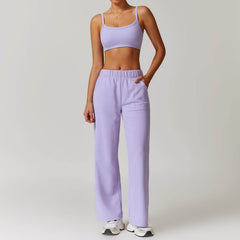 High-quality pink workout sets for a stylish fitness look - LANIZI