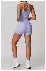 Lavender Workout Set with Moisture-Wicking Comfort - LANIZI
