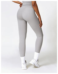 Red leggings for gym and activewear
