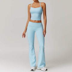 Comfortable cute workout sets for yoga and fitness routines - LANIZI