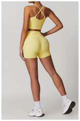 Lavender Workout Set with Moisture-Wicking Comfort - LANIZI