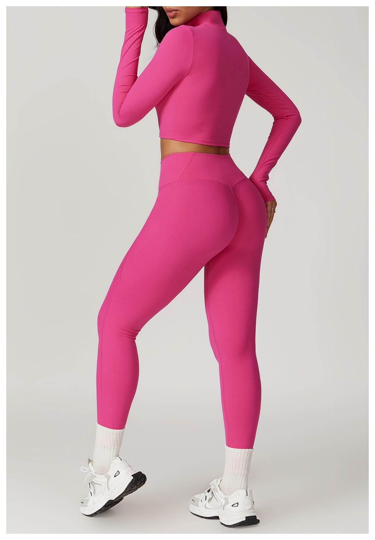 Long Sleeve Workout Set for Intense Training Comfort - LANIZI