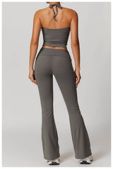 Trendy dark green workout set for an active lifestyle - LANIZI