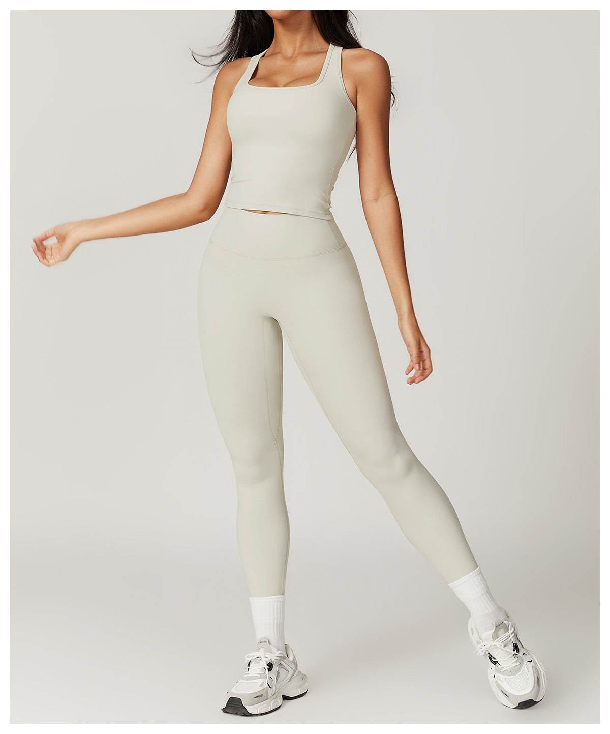Soft and stretchy womens workout sets for a flattering fit - LANIZI