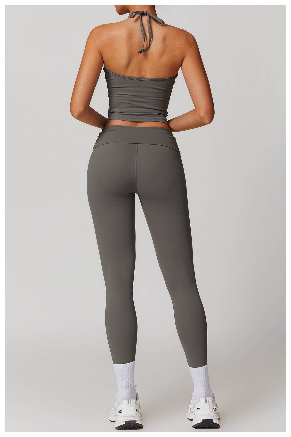 Breathable royal blue workout set for maximum comfort - LANIZI