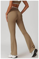 Stretchy flare leggings for pilates and yoga - LANIZI