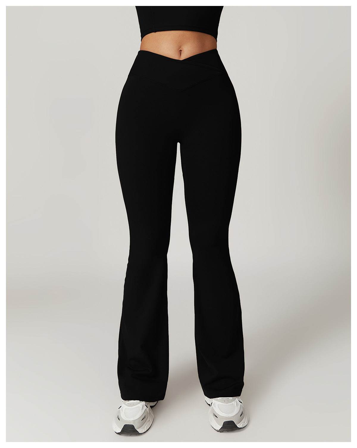Trendy and best flare leggings for workouts - LANIZI