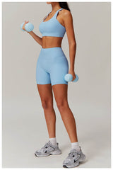Trendy orange workout set for a chic and sporty look - LANIZI