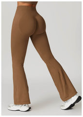 Flare leggings for gym, yoga, and pilates - LANIZI
