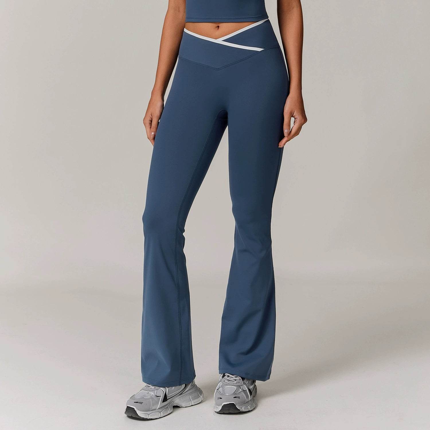 Stretchy flare leggings for pilates and yoga - LANIZI