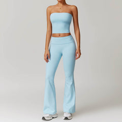 Breathable yoga workout sets for a relaxed flow - LANIZI