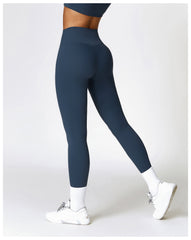Red leggings for gym and activewear